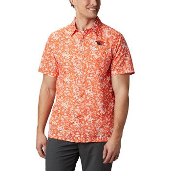 Columbia Collegiate PFG Super Slack Tide - Oregon State, Camisa Marrom Naranjas Para Hombre | 470652